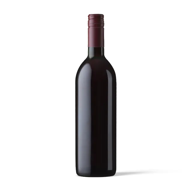 Front View Wine Bottle Mockup — Blank Mockup Item